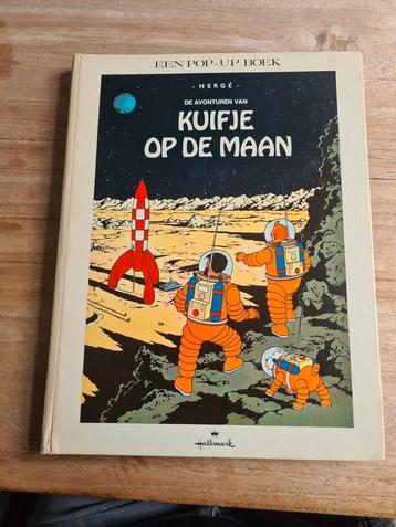 Pop-op boek Hergé. Kuifje op de maan 
