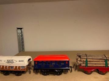 Hornby trein serie 40  wagons 3  stuks