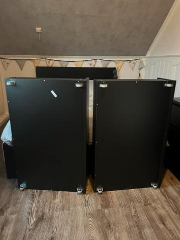 MALM Bedframe 140x200 met lades - Zwartbruin - afbeelding 2 MALM Bedframe 140x200 met lades - Zwartbruin - afbeelding 2