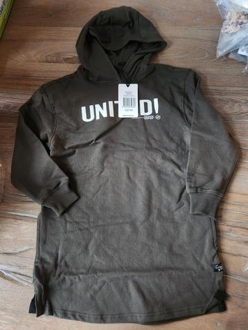Nieuwe kiddo united sweaterjurk 122/128