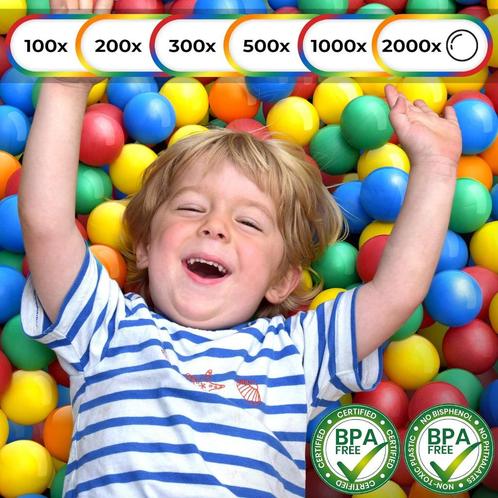 100 tot 2000 Ballen voor ballenbak ballenbakballen GRTS BZRG, Kinderen en Baby's, Speelgoed | Babyspeelgoed, Overige typen, Verzenden