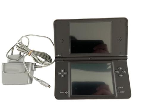 Nintendo DSI XL + Kaartje Met Games (BRUIN) (22) (DS), Spelcomputers en Games, Spelcomputers | Nintendo DS, Gebruikt, Dsi XL, Overige kleuren