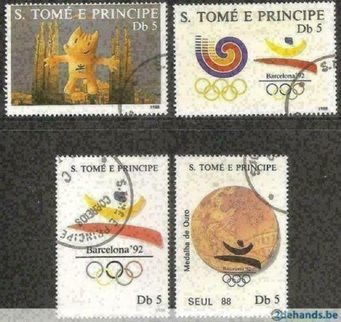 Sao Tome Y Principe 1988 - Yvert 931Q-931T - Barcelona (ST), Postzegels en Munten, Postzegels | Afrika, Gestempeld, Overige landen