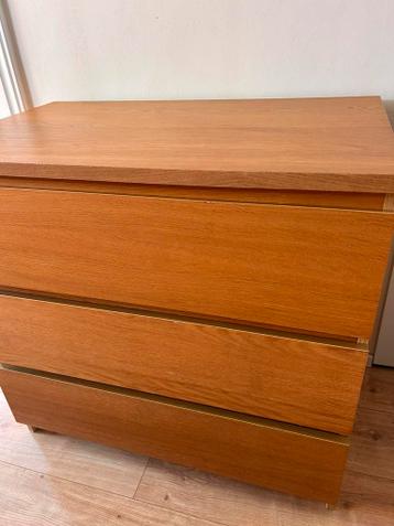 Ikea Malm ladenkast bruin (3 lades) - afbeelding 2 Ikea Malm ladenkast bruin (3 lades) - afbeelding 2