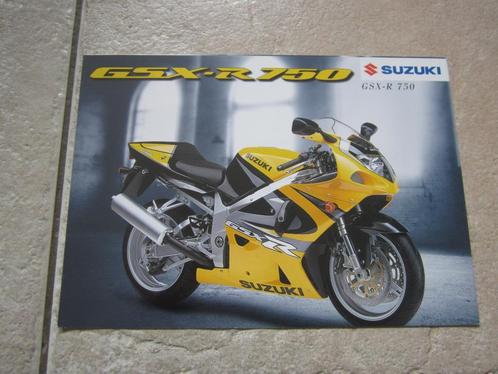 Suzuki GSX-R 750 brochure folder 1999 2000, Motoren, Handleidingen en Instructieboekjes, Suzuki, Ophalen of Verzenden
