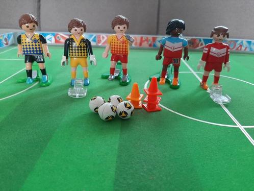 Playmobil Meeneem Voetbalstadion - Set 6857., Kinderen en Baby's, Speelgoed | Playmobil, Zo goed als nieuw, Complete set, Ophalen of Verzenden