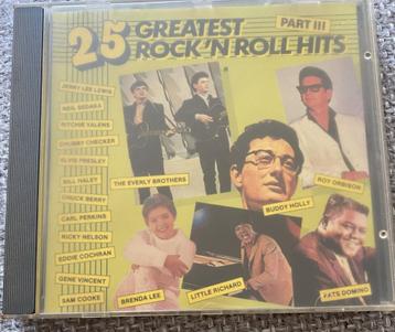 CD 25 Greatest Rock 'n Rolls Hits Part III