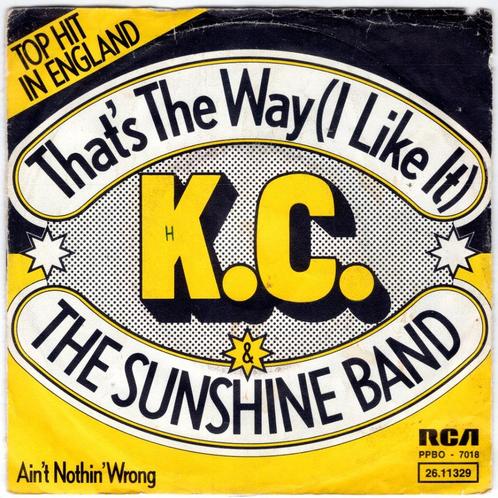 KC & THE SUNSHINE BAND  -  That's the way (I like it), Cd's en Dvd's, Vinyl Singles, Gebruikt, Single, Pop, 7 inch, Verzenden