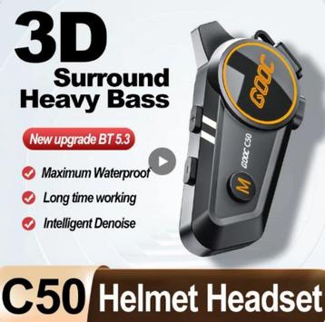 Helm headset Bluetooth.  2 sets.  Los van elkaar te koop. 