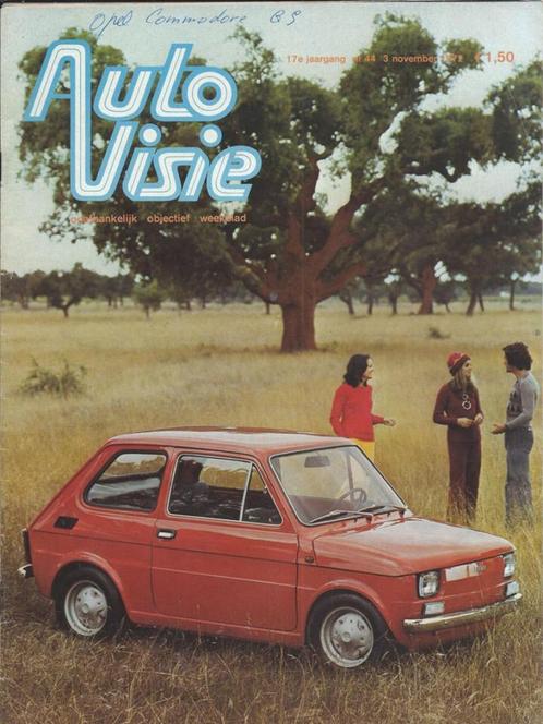 Autovisie 44 1972 : Opel Commodore GS Coupe - VW Golf, Boeken, Auto's | Folders en Tijdschriften, Gelezen, Algemeen, Ophalen of Verzenden