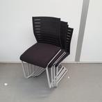 Set 4x steelcase kantoorstoelen - nieuwe zwarte stof