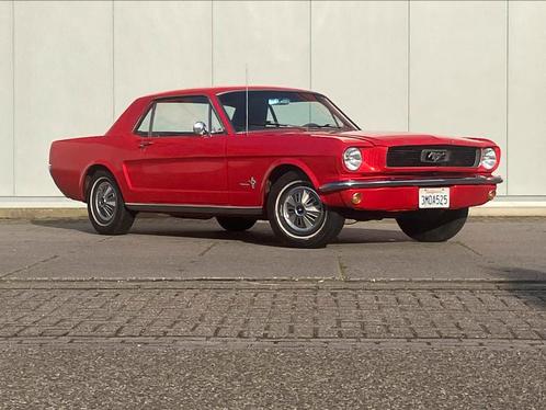 Ford Mustang | 1966 | Zeer nette staat! | Automaat |, Auto's, Ford, Bedrijf, Mustang, Benzine, Coupé, Automaat, Rood, Zwart, Leder