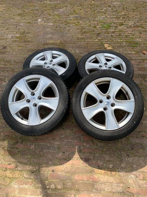 16 inch lm velgen met winterbanden voor o.a. Renault Clio, Auto-onderdelen, Banden en Velgen, Velg(en), Winterbanden, 16 inch