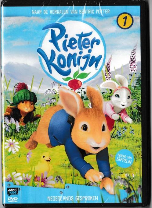 Pieter Konijn - Deel 1	NIEUW		PC08042024, Cd's en Dvd's, Dvd's | Tekenfilms en Animatie, Nieuw in verpakking, Europees, Tekenfilm