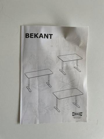 Bekant bureau wit ikea 120 x 80 - afbeelding 7 Bekant bureau wit ikea 120 x 80 - afbeelding 7
