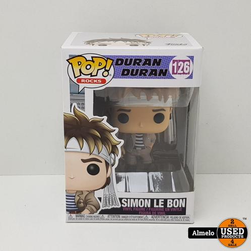 FUNKO POP DURAN DURAN SIMON LE BON 126, Verzamelen, Poppetjes en Figuurtjes, Nieuw, Ophalen of Verzenden