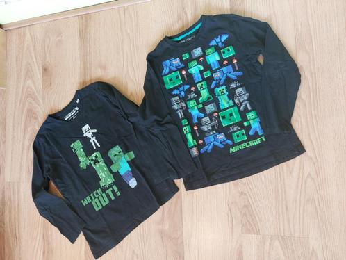 Minecraft longsleeve maat 152, Kinderen en Baby's, Kinderkleding | Maat 152, Gebruikt, Jongen of Meisje, Shirt of Longsleeve, Ophalen of Verzenden