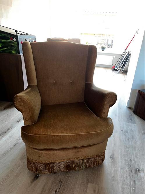 Brocante stoel/fauteuil landelijke stijl, Antiek en Kunst, Antiek | Meubels | Stoelen en Banken, Ophalen