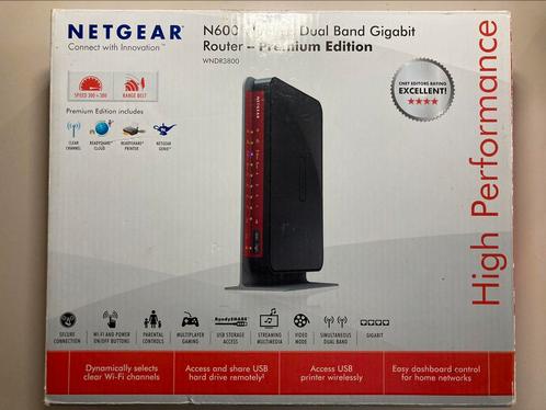 NETGEAR WNDR3800 router (of te gebruiken als Switch), Computers en Software, Netwerk switches, Zo goed als nieuw, Ophalen of Verzenden