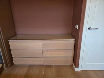 Ikea Malm ladekast, 6 lades, 160 cm breed - afbeelding 1 Ikea Malm ladekast, 6 lades, 160 cm breed - afbeelding 1