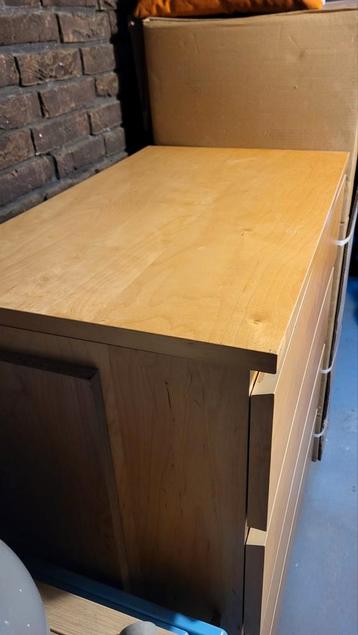 Ikea Malm ladekast - eikenfineer - 81x48x100cm - afbeelding 2 Ikea Malm ladekast - eikenfineer - 81x48x100cm - afbeelding 2