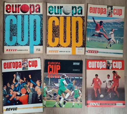 Europa Cup nieuwe revue diverse jaargangen (in goede staat), Verzamelen, Tijdschriften, Kranten en Knipsels, Tijdschrift, 1960 tot 1980