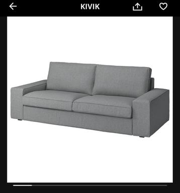 Ikea Kivik bank met extra hoezen - afbeelding 5 Ikea Kivik bank met extra hoezen - afbeelding 5