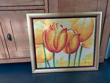 Tulpen door Amerikaanse kunstenaar Benjamin Long authentiek