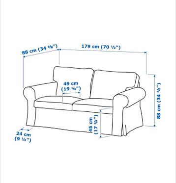 Ektorp romp zonder kussens ikea - afbeelding 3 Ektorp romp zonder kussens ikea - afbeelding 3