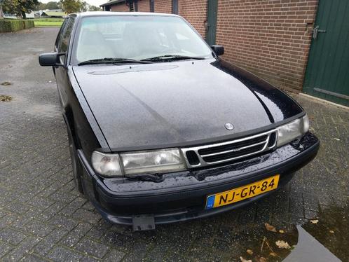 Saab 9000 2.3 CS HB Ecopower 1996 Zwart, Auto's, Saab, Particulier, Saab 9000, ABS, Airbags, Airconditioning, Centrale vergrendeling