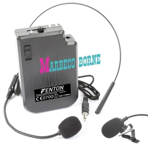 Draadloze Bodypack, VHF Microfoon Fenton 200.175 Mhz, Muziek en Instrumenten, Microfoons, Nieuw, Overige typen, Draadloos, Ophalen of Verzenden