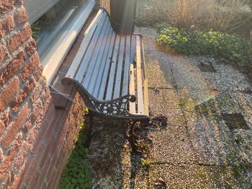 Gratis ophalen tuinbankje, basis is perfect