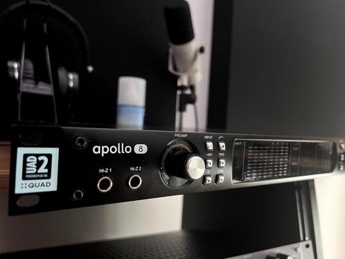 Universal Audio Apollo 8 QUAD (thunderbolt) "incl rack", Audio, Tv en Foto, Versterkers en Receivers, Gebruikt, Stereo, Overige merken