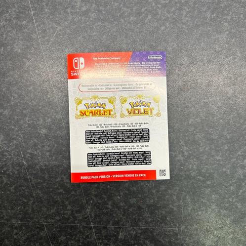 codes pokeball pokemon scarlet and violet €10,- vaste prijs, Hobby en Vrije tijd, Verzamelkaartspellen | Pokémon, Nieuw, Losse kaart