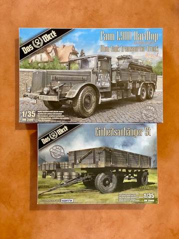 DasWerk Faun Truck aanhanger set 1/35