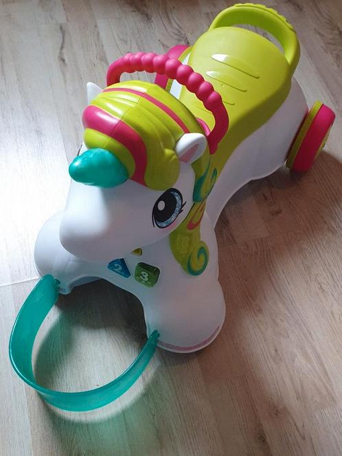 Infantino 3-in-1 eenhoorn loopwagen, Kinderen en Baby's, Speelgoed | Babyspeelgoed, Gebruikt, Met licht, Ophalen