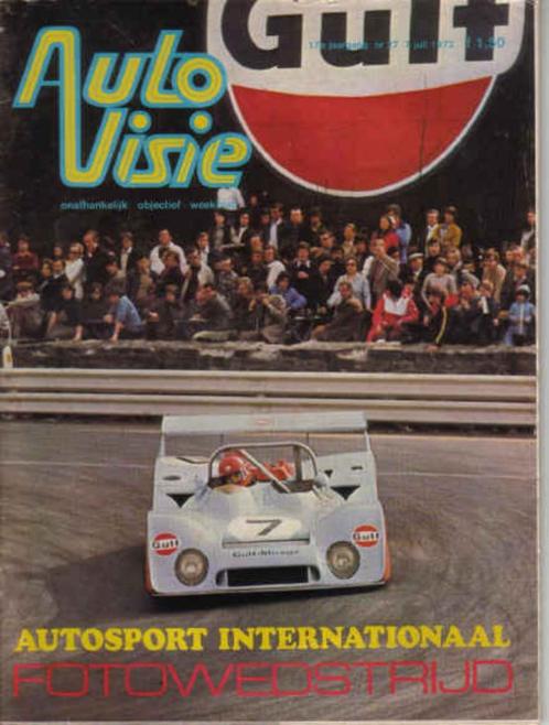 Autovisie 27 1972 : compleet autosport - Zandvoort - Formule, Boeken, Auto's | Folders en Tijdschriften, Gelezen, Algemeen, Ophalen of Verzenden