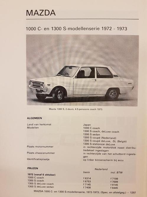17 x oude Mazda Olyslager Kluwer Vraagbaken 1969-1987, Auto diversen, Handleidingen en Instructieboekjes, Ophalen of Verzenden