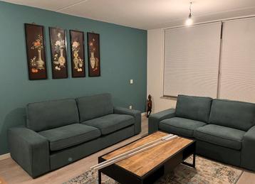 IKEA KIVIK 3-zits + 2-zits bank – Kelinge grijsturkoois - afbeelding 2 IKEA KIVIK 3-zits + 2-zits bank – Kelinge grijsturkoois - afbeelding 2