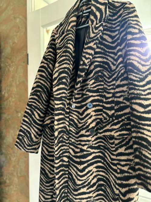 Shoeby jas met tijgerprint, Kleding | Dames, Jassen | Winter, Zo goed als nieuw, Bruin, Ophalen of Verzenden