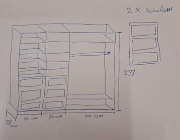 IKEA Pax kast met schuifdeuren - afbeelding 4 IKEA Pax kast met schuifdeuren - afbeelding 4