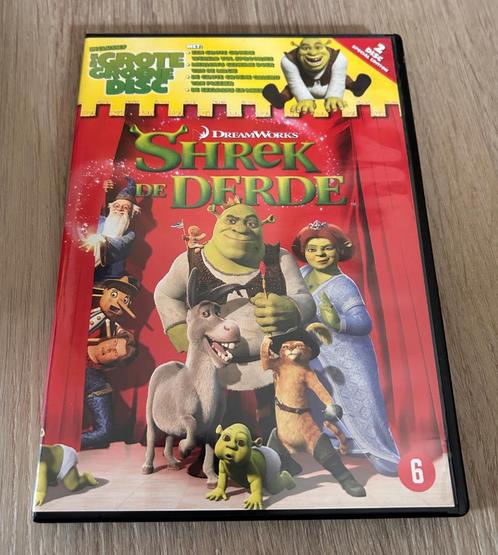 2-DVD Shrek de derde (Shrek 3) Mike Myers Cameron Diaz, Cd's en Dvd's, Dvd's | Tekenfilms en Animatie, Zo goed als nieuw, Amerikaans
