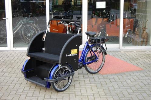 Elektrische riksja / fietstaxi te huur en te koop, Fietsen en Brommers, Fietsen | Bakfietsen, Nieuw, Overige merken, Elektrisch