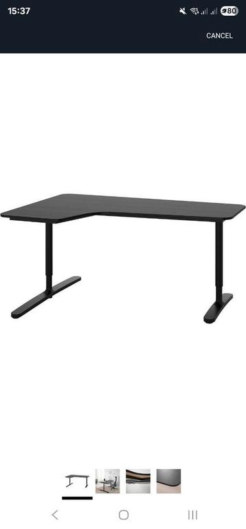 Ikea bekant hoek bureau- hoogte verstelbaar - afbeelding 2 Ikea bekant hoek bureau- hoogte verstelbaar - afbeelding 2