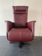 Luxe rode elektrische prominent relax fauteuil maat XL