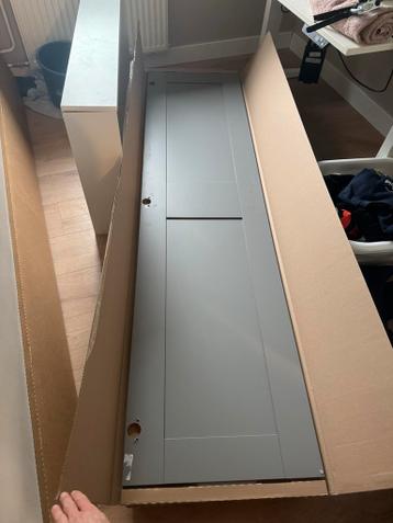 Ikea Pax Grimo deuren 6 stuks 50x195 cm grijs - afbeelding 2 Ikea Pax Grimo deuren 6 stuks 50x195 cm grijs - afbeelding 2