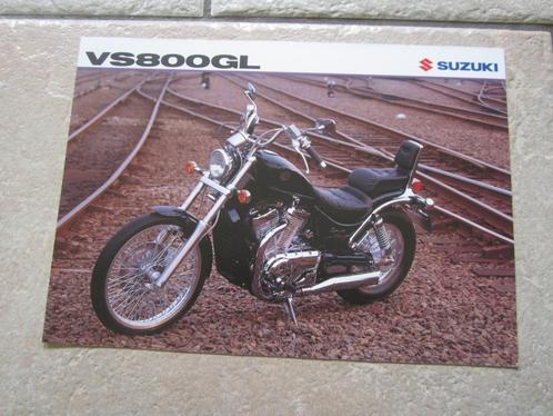 Suzuki VS 800 GL Intruder brochure folder 1992, Motoren, Handleidingen en Instructieboekjes, Suzuki, Ophalen of Verzenden