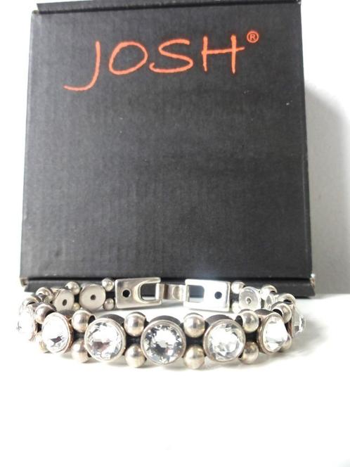 Nieuwe Josh dames armband, Sieraden, Tassen en Uiterlijk, Armbanden, Nieuw, Overige materialen, Zilver, Met strass, Verzenden