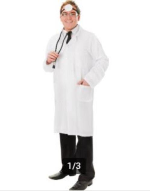 Dokters 100 % katoen outfit mt M, Kleding | Heren, Carnavalskleding en Feestkleding, Nieuw, Maat 48/50 (M), Ophalen of Verzenden