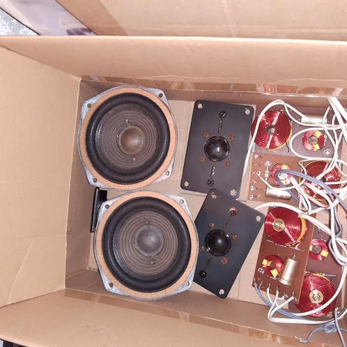 Heco sm520 speakers, de units filters en terminals, Audio, Tv en Foto, Luidsprekers, Gebruikt, Front, Rear of Stereo speakers